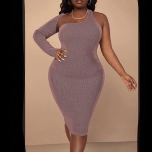 Purple & Black Bodycon Dress Boutique New Size 0XL  See Measurements